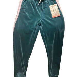 Levi's Teal Sweatpants with Pink Stripes